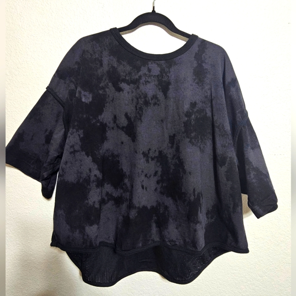 Converse Crop top with Mesh lining...HiLo detail